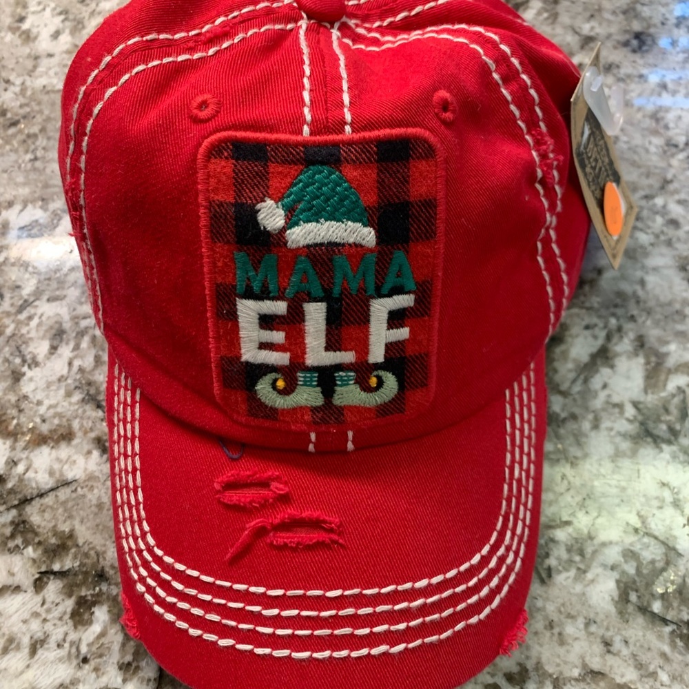 Mama Elf Red Hat